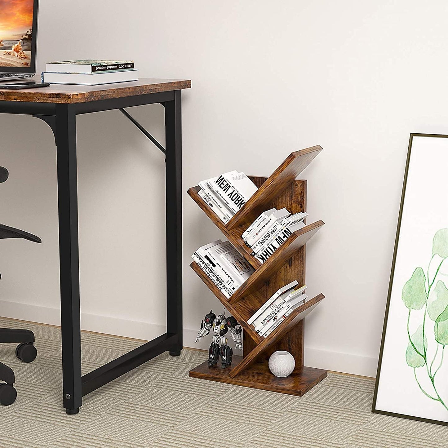 Modern Book Shelf Tree-Shaped