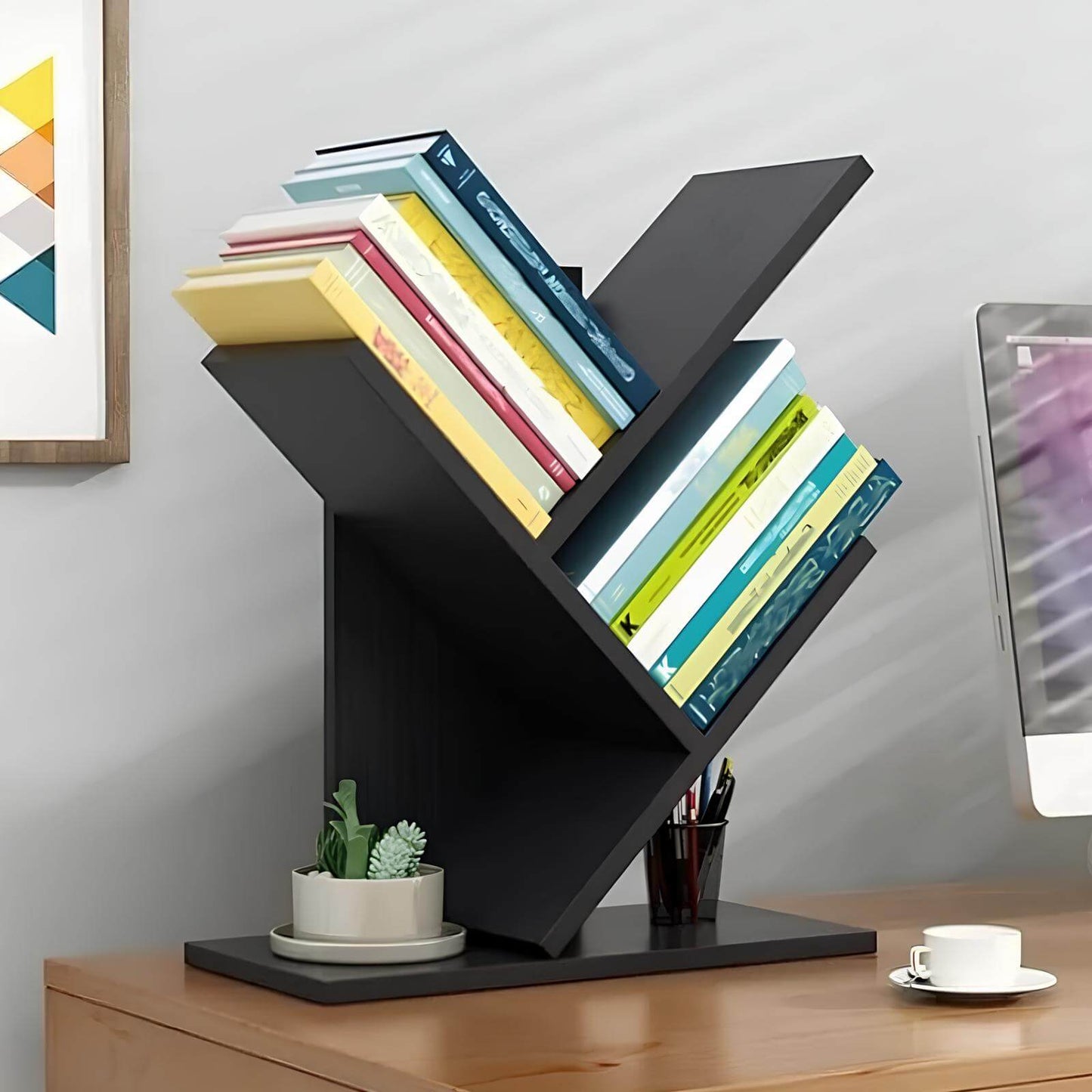 Modern Book Shelf Tree-Shaped